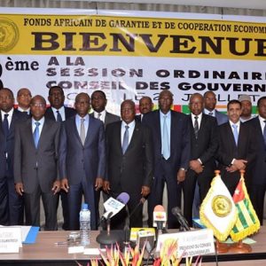 8ème SESSION ORDINAIRE DU CONSEIL DES GOUVERNEURS Lomé – le 22 Juillet 2016