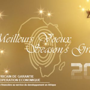 La Direction Générale et le Personnel du Fonds Africain de Garantie et de Coopération Economique (FAGACE) vous présentent leurs Meilleurs Vœux de bonheur pour l’année 2017